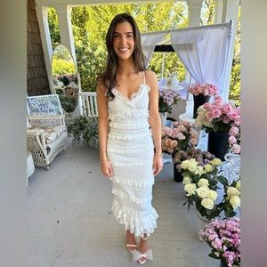 V Chapman Narcisse Dress / White / Size 2